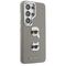 Karl Lagerfeld Saffiano Double Heads Metal case for Samsung Galaxy S26 Ultra - silver