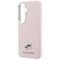 Karl Lagerfeld Saffiano KC Metal Logo MagSafe Case for Samsung Galaxy S26 - Pink