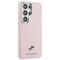 Karl Lagerfeld Saffiano KC Metal Logo MagSafe Case for Samsung Galaxy S26 Ultra - Pink