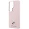 Karl Lagerfeld Saffiano KC Metal Logo MagSafe Case for Samsung Galaxy S26 Ultra - Pink
