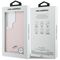Karl Lagerfeld Saffiano KC Metal Logo MagSafe Case for Samsung Galaxy S26 Ultra - Pink