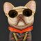 Nimmy Glasses Cool Dog Case for Samsung Galaxy S26 Ultra - Black