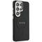 Guess Saffiano Peony Embossed Ring MagSafe Case for Samsung Galaxy S26 Ultra - Black