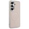 Karl Lagerfeld Embossed Ring RSG Logo MagSafe Case for Samsung Galaxy S26+ - Pink
