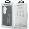 Karl Lagerfeld Grained Signature Metal Resin Logo Case for Samsung Galaxy S26 - Black