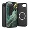 Tech-Protect Lamano MagSafe Case for iPhone 16e / 17e - Black and Green