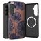 Tech-Protect Lamano MagSafe Case for Samsung Galaxy A57 5G - Brown and Purple