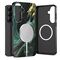 Tech-Protect Lamano MagSafe Case for Samsung Galaxy S26 - Black and Green