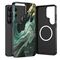 Tech-Protect Lamano MagSafe Case for Samsung Galaxy S26 Ultra - Black and Green