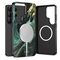 Tech-Protect Lamano MagSafe Case for Samsung Galaxy S26 Ultra - Black and Green