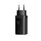 Ładowarka sieciowa Joyroom JR-TG10 65W GaN 2x USB-C + USB-A z kablem 100W USB-C - USB-C 1.2m - czarna