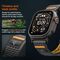 Spigen Athlex Air 2 Strap for Apple Watch (44 / 45 / 46 / 49 mm) - Black and Orange