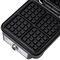 Adler AD 3083 waffle iron 4 waffle 1800 W Black, Silver - Toasters - Breakfast & Sweets - Techbox