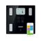 Omron VIVA Square Black Electronic personal scale | Techbox