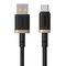 Baseus Dura USB Type A to Type C 60 W fast charging cable 2 m Black, Gold - Cables & Adapters - Cables & Accessories - Techbox