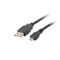 Lanberg CA-USBM-10CC-0018-BK USB cable USB 2.0 1.8 m Micro-USB B USB A Black - Cables & Adapters - Cables & Accessories - Techbox