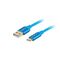 Lanberg CA-USBO-22CU-0005-BL USB cable 0.5 m USB 2.0 USB A USB C Blue - USB Cables - Cables & Adapters - Techbox