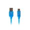 Lanberg CA-USBO-22CU-0010-BL USB cable 1 m USB 2.0 USB C USB A Blue - USB Cables - Cables & Adapters - Techbox