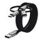Vention USB 2.0 A Male to 3-in-1 Micro-B&USB-C&Lightning Male Cable 1M Gray Aluminum Alloy Type | Techbox