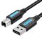 Vention USB 2.0 A Male to B Male Cable 3M Black PVC Type | Techbox