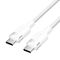 Vention USB-C to C cable, braided, 3A, 480Mbps, 60W, 2m, WH - Cables & Adapters - Cables & Accessories - Techbox