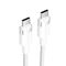 Vention USB-C to C cable, braided, 3A, 480Mbps, 60W, 2m, WH - Cables & Adapters - Cables & Accessories - Techbox