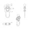 RAM Mounts Handlebar U-Bolt Base for Rails 0.5" to 1.25" in Diameter | Techbox