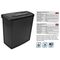 Esperanza EN101 paper shredder Strip shredding 22 cm Black - Office Machines - Office Supplies - Techbox