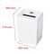 HSM Pure 530 paper shredder Particle-cut shredding 55 dB 30 cm White - Office Machines - Office Supplies - Techbox