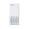 USB battery charger PANASONIC Eneloop Smartplus BQ-CC87 + 4x AA 2000 mAh (K-KJ87MCD40USB) | Techbox