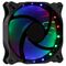 Aerocool COSMO12FRGB PC Fan 12cm LED RGB Molex Connector Silent Black | Techbox