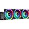 Aerocool DUO12PRO Kit 3xFan 12cm ARGB LED Dual Ring Antivibration 6 Pins Black | Techbox