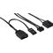 Aerocool DUO12PRO Kit 3xFan 12cm ARGB LED Dual Ring Antivibration 6 Pins Black | Techbox