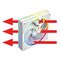 MODECOM VOLCANO LOOP 120 ARGB FAN White | Techbox