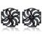 NF-A14x25r G2 PWM Sx2-PP chromax.black - dual fan set, black - Fans - PC Cases & Accessories - Techbox