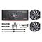 NF-A14x25r G2 PWM Sx2-PP chromax.black - dual fan set, black - Fans - PC Cases & Accessories - Techbox
