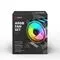 SAVIO FAN-01 4-pack 120mm ARGB fan including controller and remote control - Fans - PC Cases & Accessories - Techbox