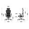 Fotel gamingowy Huzaro Combat 7.9 Czarny | Techbox