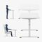 Electric desk Leader 7.3 White - Gaming Furniture - Gaming - Techbox