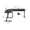 HUZARO HERO 6.0 BLACK GAMING DESK | Techbox