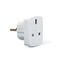 Gembird A-AC-UKEU-001 power plug adapter Type G (UK) Type F White | Techbox