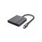 Gembird A-CM-HDMIFDPF-01 USB-C to HDMI + DP adapter, 4K 60Hz, black - Adaptors & Plugs - Cables & Adapters - Techbox