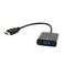 Gembird A-HDMI-VGA-03 video cable adapter 0.15 m HDMI Type A (Standard) VGA (D-Sub) Black | Techbox