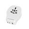 Gembird TPA-1A2C20-02-W Universal travel power adapter, 20 W, white - Adaptors & Plugs - Cables & Adapters - Techbox