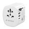 Gembird TPA-EU2A1C15-01-W Grounded universal travel power adapter, 15 W, white - Adaptors & Plugs - Cables & Adapters - Techbox