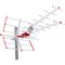 Maclean TV Sytems MCTV-855A Full HD Standard Terrestrial TV Outdoor Directional Antenna DVB-T/T2 H.265 HEVC | Techbox
