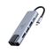 Gembird A-CM-COMBO5-04 USB Type-C 5-in-1 multi-port adapter (Hub + HDMI + PD + LAN) - Adaptors & Plugs - Cables & Adapters - Techbox