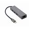 Gembird A-CMU3-LAN-01 USB-C Gigabit network adapter with 3-port USB 3.1 hub - Adaptors & Plugs - Cables & Adapters - Techbox