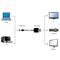 Gembird A-HDMI-VGA-04 video cable adapter 0.15 m VGA (D-Sub) HDMI Type A (Standard) Black | Techbox