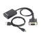 Gembird A-VGA-HDMI-01 video cable adapter 0.15 m HDMI Type A (Standard) VGA (D-Sub) Black | Techbox